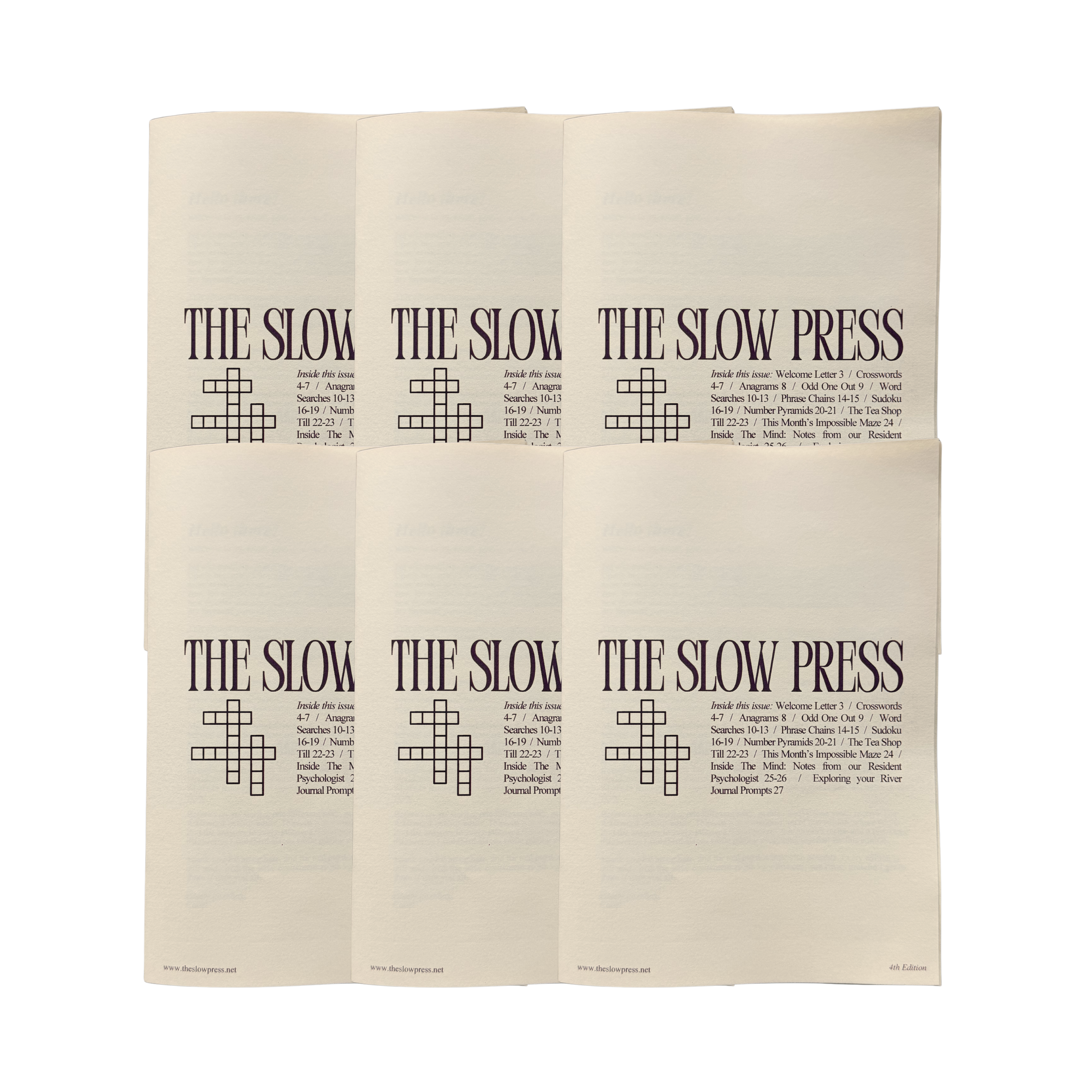 The Slow Press Club - 6 Month Subscription